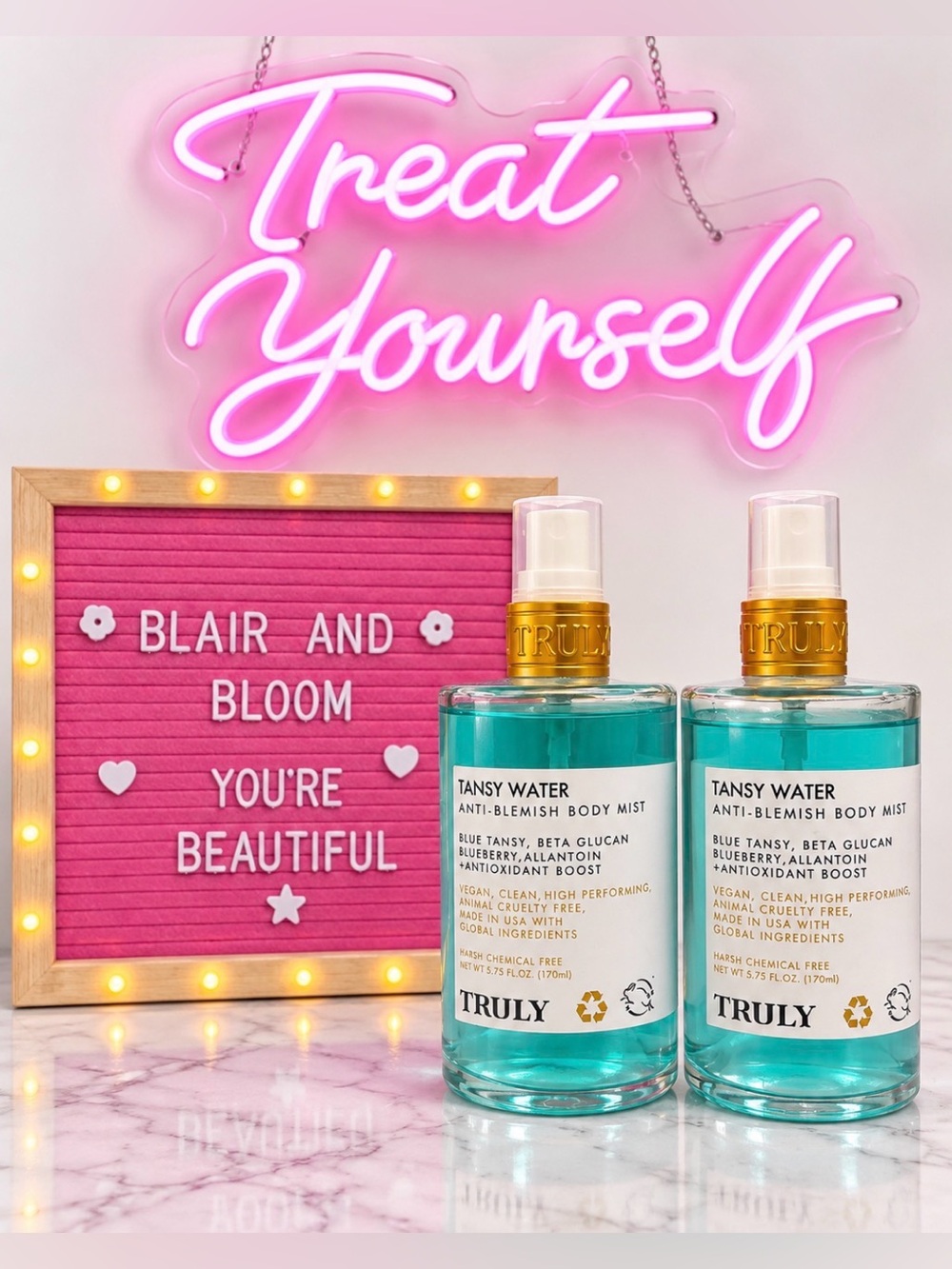 TRULY Beauty Tansy Water Anti-Blemish Body Mist Bundle-Discontinued